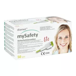 DIAMET Λαντσέτες ασφαλείας lite 29 G 1,5 mm, 50 τεμάχια