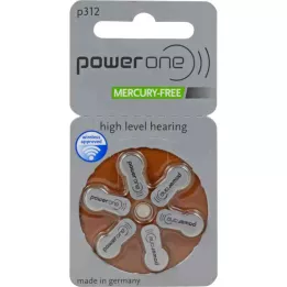BATTERIEN Hör PowerOne 312, 6 τεμ