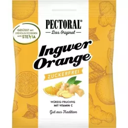 PECTORAL Γλυκά τζίντζερ πορτοκάλι χωρίς ζάχαρη, 60 g