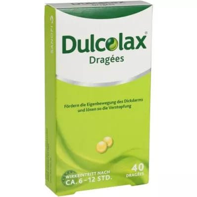 DULCOLAX Dragees δισκία με εντερική επικάλυψη, 40 τεμάχια