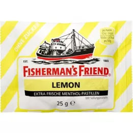FISHERMANS FRIEND Παστίλιες λεμονιού χωρίς ζάχαρη, 25 g
