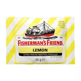 FISHERMANS FRIEND Παστίλιες λεμονιού χωρίς ζάχαρη, 25 g