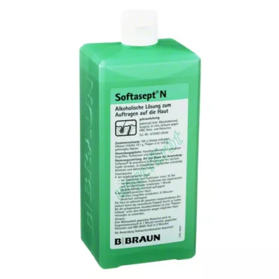 Softasept® N άχρωμο απολυμαντικό δέρματος, 1000 ml