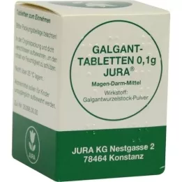 GALGANTTABLETTEN 0,1 g Jura, 100 τεμάχια