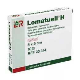 LOMATUELL H Τούλι αλοιφής 5x5 cm αποστειρωμένο, 10 τεμ
