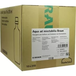 AQUA AD injectabilia Ecoflac Plus διάλυμα έγχυσης, 10X250 ml