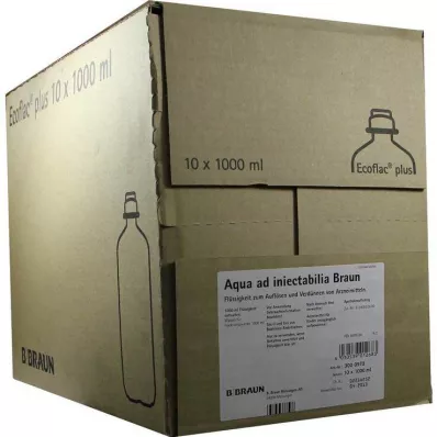 Διάλυμα έγχυσης Aqua AD Injectabilia Ecoflac Plus, 10X1000 ml