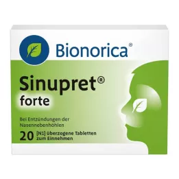 SINUPRET επικαλυμμένα δισκία forte, 20 τεμάχια