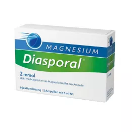 MAGNESIUM DIASPORAL Αμπούλες 2 mmol, 5X5 ml