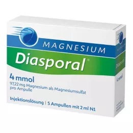 MAGNESIUM DIASPORAL Αμπούλες 4 mmol, 5X2 ml