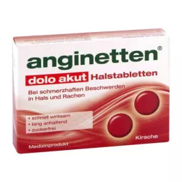 ANGINETTEN δισκία λαιμού dolo akut, 24 τεμάχια