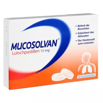 MUCOSOLVAN Παστίλιες 15 mg, 20 τεμάχια