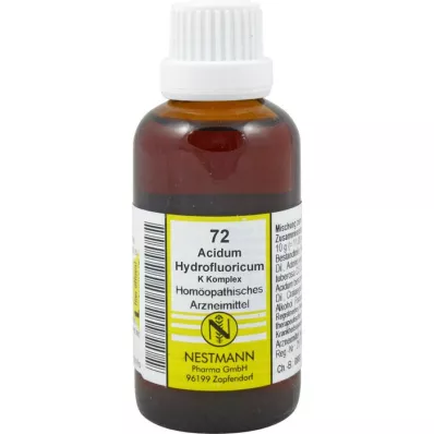 ACIDUM HYDROFLUORICUM K Complex No.72 Αραίωση, 50 ml