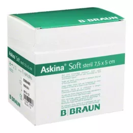 ASKINA Μαλακός επίδεσμος τραύματος 5x7,5 cm αποστειρωμένος, 50 τεμάχια