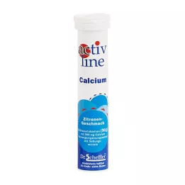 ACTIVLINE Αναβράζοντα δισκία ασβεστίου λεμονιού, 20 τεμάχια