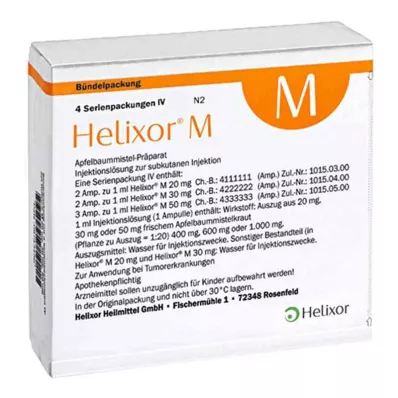 Αμπούλες IV συσκευασίας σειράς Helixor M (4x7 τεμάχια)