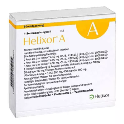 Helixor A series pack Ii αμπούλες (4x7 τεμ.)