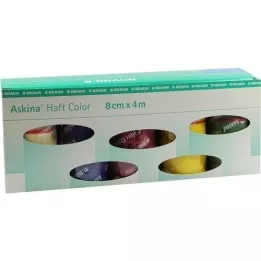 ASKINA κουτί με ποικιλία χρωμάτων αυτοκόλλητων επιδέσμων, 10 τεμάχια