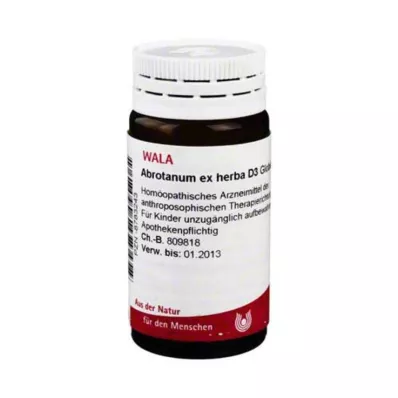 Abrotanum ex Herba D 3 σφαιρίδια, 20 γρ