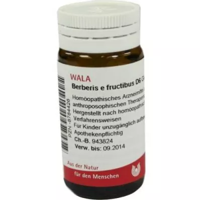 Σφαιρίδια Berberis E Fructibus D6 (20 g)