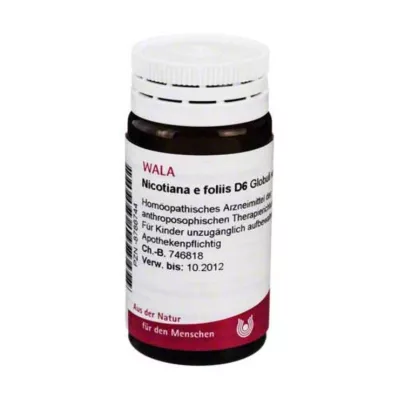 Nicotiana e foliis D 6 σφαιρίδια, 20 γρ