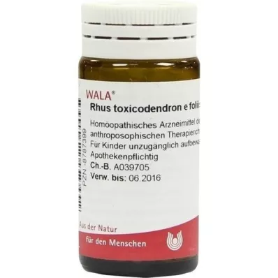 RHUS TOXICODENDRON E foliis D 30 σφαιρίδια, 20 g