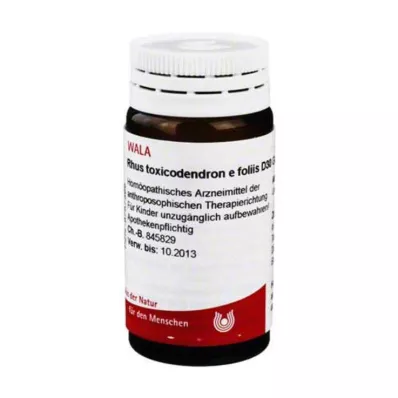 Rhus toxicodendron E foliis D 30 σφαιρίδια, 20 g