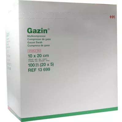 Κομπρέσες Gazin 10x20cm 12f, 20x5 τεμ