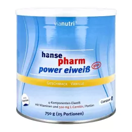 HANSEPHARM Power ασπράδι συν σκόνη βανίλιας, 750 g