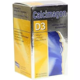 CALCIMAGON D3 μασώμενα δισκία, 30 κάψουλες