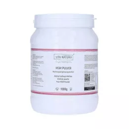 MSM PULVER Μεθυλοσουλφονυλομεθάνιο σε σκόνη, 1000 g