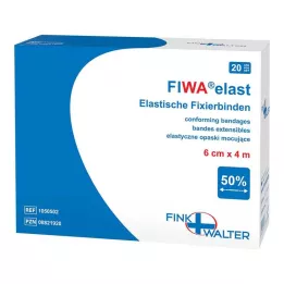 FIXIERBINDE ελαστικό 6 cmx4 m χαλαρό, 1X20 τεμάχια