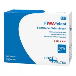 FIXIERBINDE ελαστικό 8 cmx4 m χαλαρό, 1X20 τεμάχια