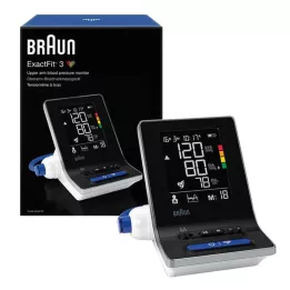 BRAUN BLUTDRUCKMESSGERÄT Άνω βραχίονας ExactFit3 BUA6150, 1 τεμάχιο