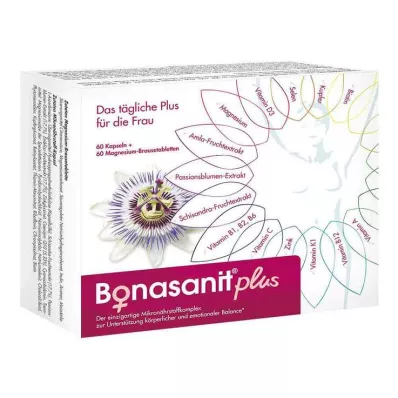 BONASANIT plus 60 κάψουλες/60 ταμπλέτες ψησίματος συνδυαστική συσκευασία, 1 τεμ