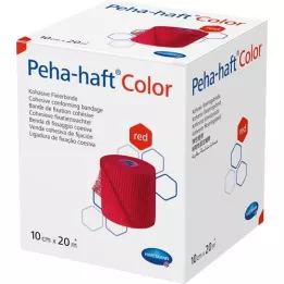 PEHA-HAFT Έγχρωμη ταινία στερέωσης χωρίς λάτεξ 10 cmx20 m κόκκινη, 1 τεμάχιο