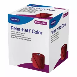 PEHA-HAFT Έγχρωμη ταινία στερέωσης χωρίς λάτεξ 10 cmx20 m κόκκινη, 1 τεμάχιο