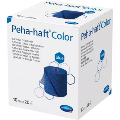 PEHA-HAFT Έγχρωμη ταινία στερέωσης χωρίς λάτεξ 10 cmx20 m μπλε, 1 τεμάχιο