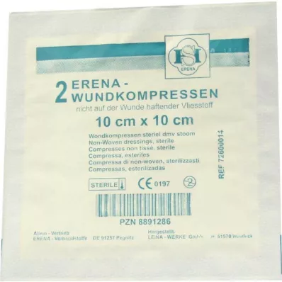 Κομπρέσες φλις Erena Sterile, 2 τεμ