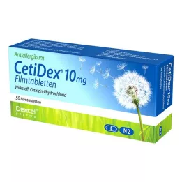 CETIDEX 10 mg επικαλυμμένα με λεπτό υμένιο δισκία, 50 τεμάχια