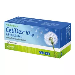 CETIDEX 10 mg επικαλυμμένα με λεπτό υμένιο δισκία, 100 τεμάχια