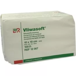 VLIWASOFT Μη υφασμένα επιθέματα 10x10 cm μη αποστειρωμένα 6l, 100 τεμάχια