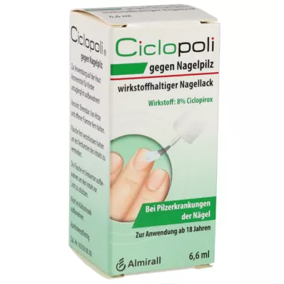 CICLOPOLI κατά του μύκητα των νυχιών βερνίκι νυχιών που περιέχει δραστικό συστατικό, 6,6 ml