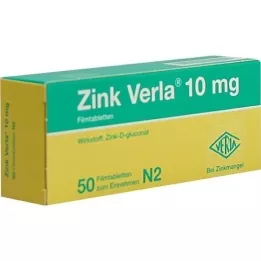ZINK VERLA 10 mg επικαλυμμένα με λεπτό υμένιο δισκία, 50 τεμάχια