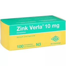 ZINK VERLA 10 mg επικαλυμμένα με λεπτό υμένιο δισκία, 100 τεμάχια