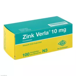 ZINK VERLA 10 mg επικαλυμμένα με λεπτό υμένιο δισκία, 100 τεμάχια