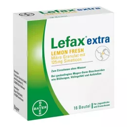 LEFAX επιπλέον μικροκοκκία Lemon Fresh, 16 τεμάχια