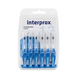 INTERPROX κωνική μπλε μεσοδόντια βούρτσα Blis, 6 τεμ
