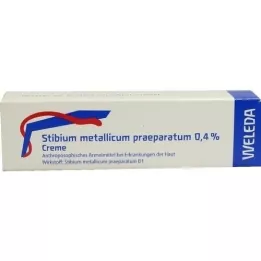 STIBIUM METALLICUM PRAEPARATUM 0,4% κρέμα γάλακτος, 25 g