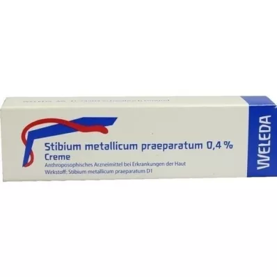 STIBIUM METALLICUM PRAEPARATUM 0,4% κρέμα γάλακτος, 25 g